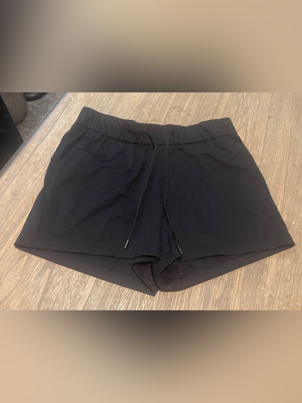 2-pair bundle CRZ YOGA Women's Athletic Shorts - Black & Burgundy - Picture 2 of 3